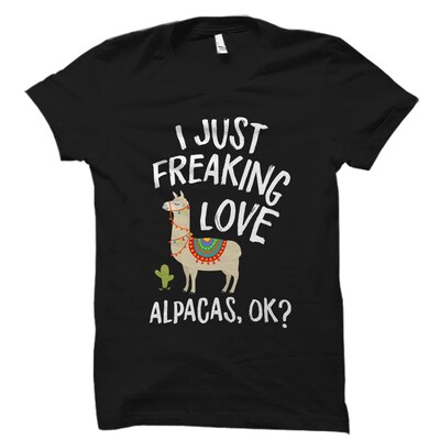 Alpaca Gift. Alpaca Shirt. Funny Alpaca Gift. Alpaca Lover Gift. Alpaca Lover Shirt. Womens Alpaca Shirt. Mens Alpaca Shirt - image1